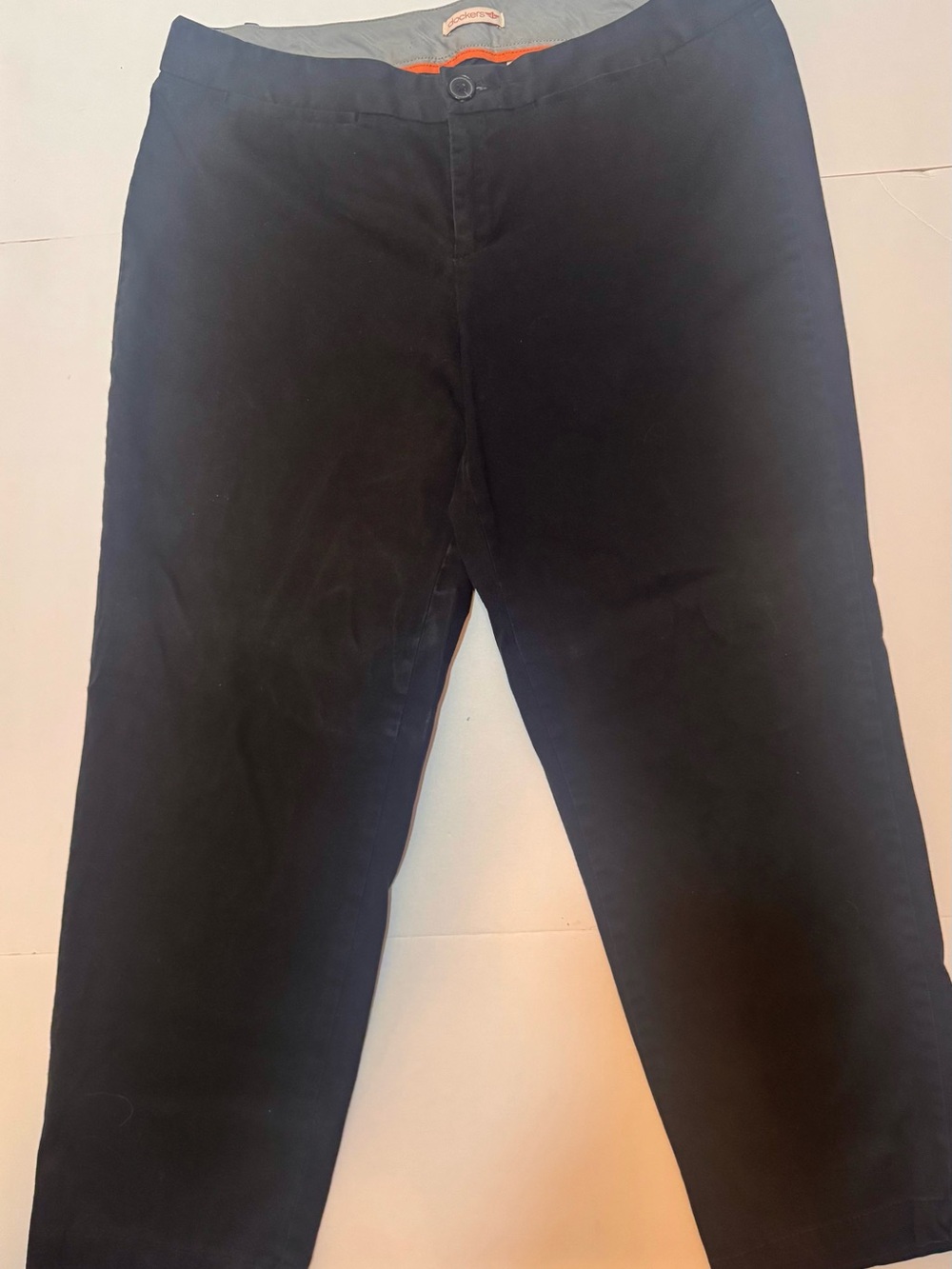 Dockers  Black Cropped Capri Pants Women’s Size 12